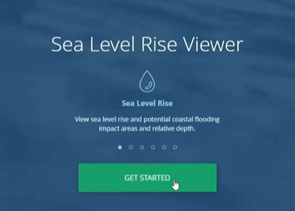 Screenshot of Sea Level Rise Viewer: Using the Local Scenarios Tab Video